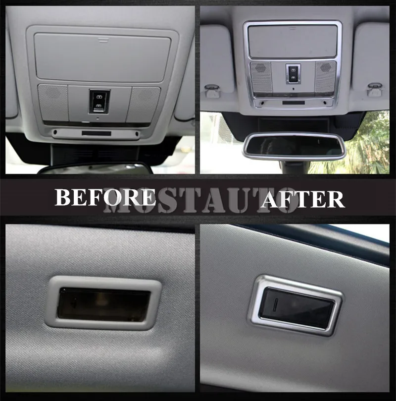 Для Land Rover Discovery Спорт внутренняя спереди и сзади чтение светильник крышка 2015-2019 3