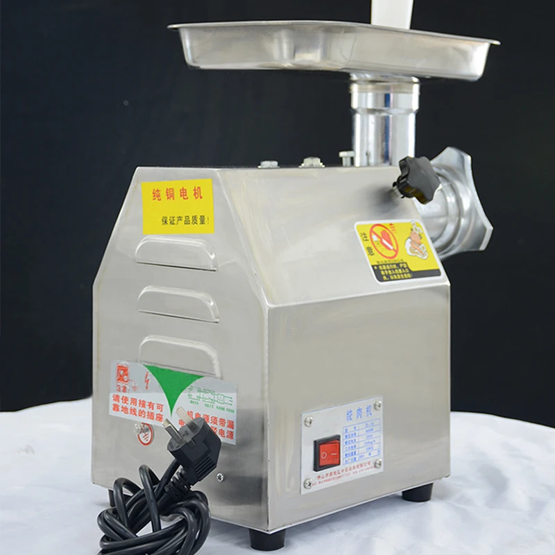 Online 120 KG/STD Hohe Effizienz Fleischwolf Kommerziellen Elektrische Fleischwolf ZL-12 Multi-funktion Desktop Fleisch Schleifen Maschine 220v