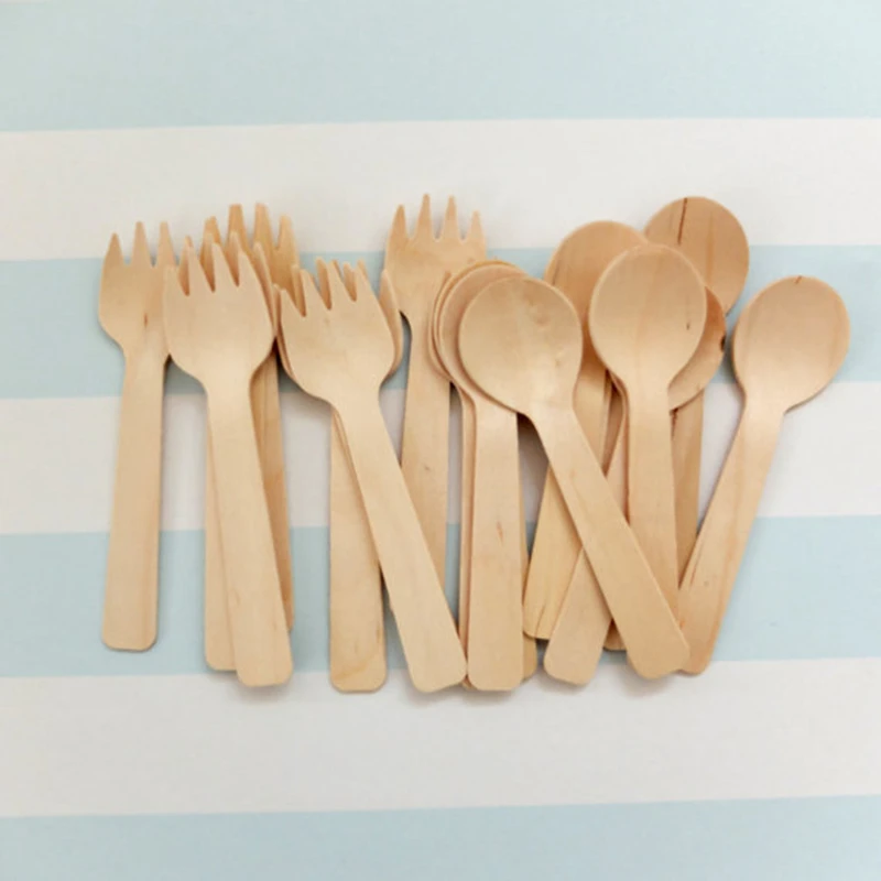 100 шт. детские столовые приборы для мороженого | Дом и сад