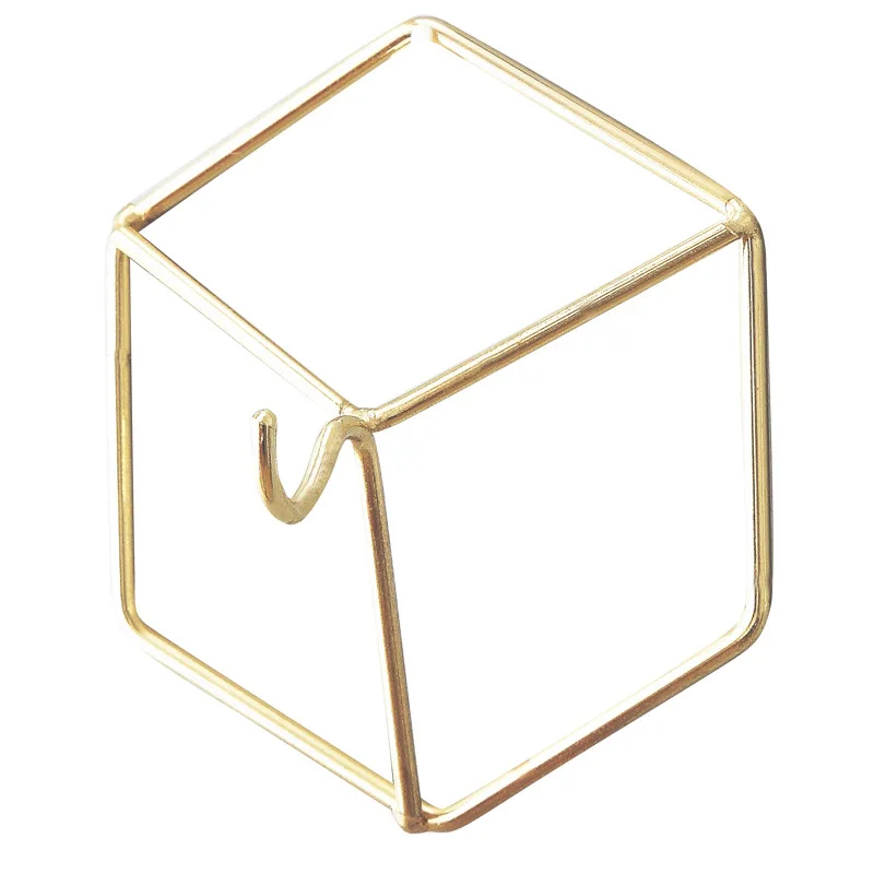 Скандинавском стиле шестиугольник дизайнерские шлепанцы Цвет золотой гладить Art