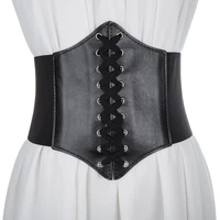 2021 corset wide underbust corset belt corset for women vintage womens pu leather waist corsets belts cinto sobretudo feminin