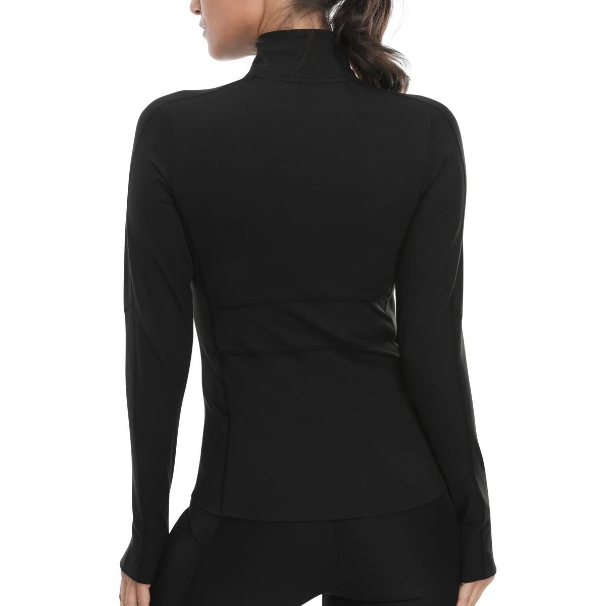 VUTRU женские атлетические спортивные рубашки Slim Fit Длинные рукава фитнес Пальто