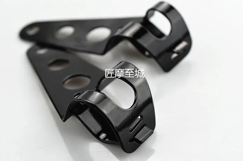 Partol 31-51 мм кронштейн для крепления фар мотоцикла черный/серебристый держатель