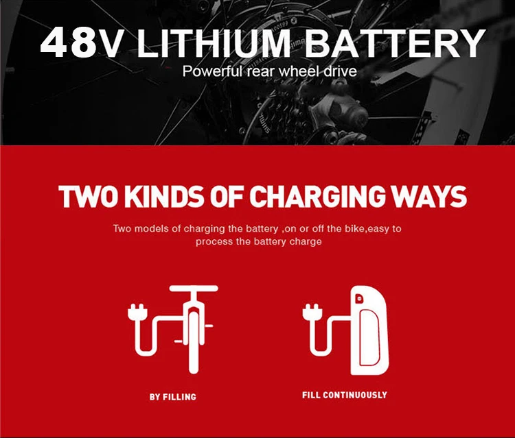 26 дюймов Электрический горный велосипед 48V500W fat ebike 4,0 зимние шины электрический велосипед пляж снег e-велосипед
