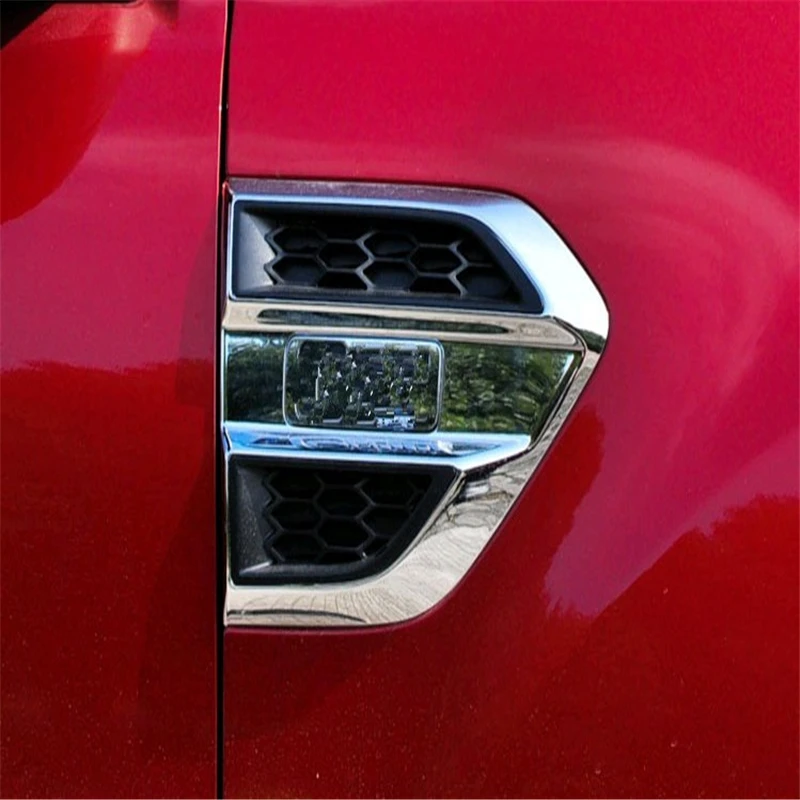 

WELKINRY For Ford Everest U375 2016 2017 2018 2019 2020 2021 Endeavour front car body fender side signal warning lamp light trim