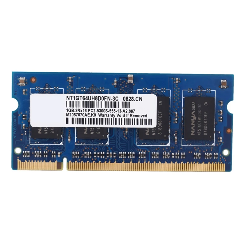

DDR2 1GB Laptop RAM Memory PC2-5300S 667MHz 1.8V 2RX16 200Pins SODIMM Notebook Memory for AMD