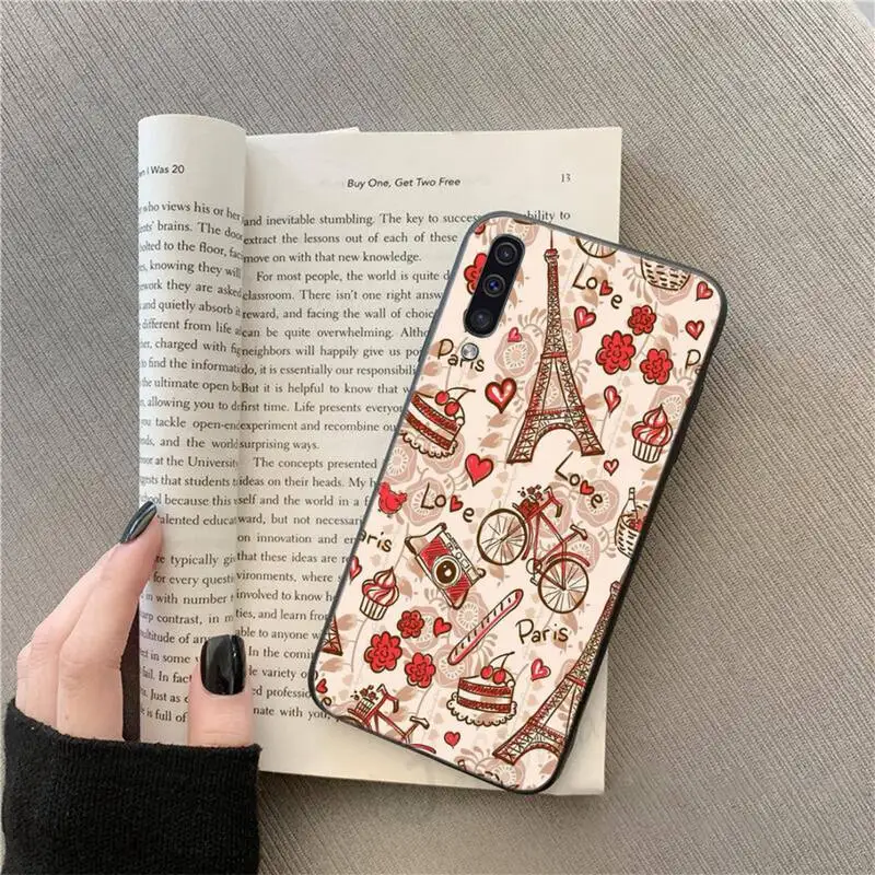 

Fashion London Paris New york Autumn Phone Case For Samsung galaxy S 9 10 20 A 10 21 30 31 40 50 51 71 s note 20 j 4 2018 plus