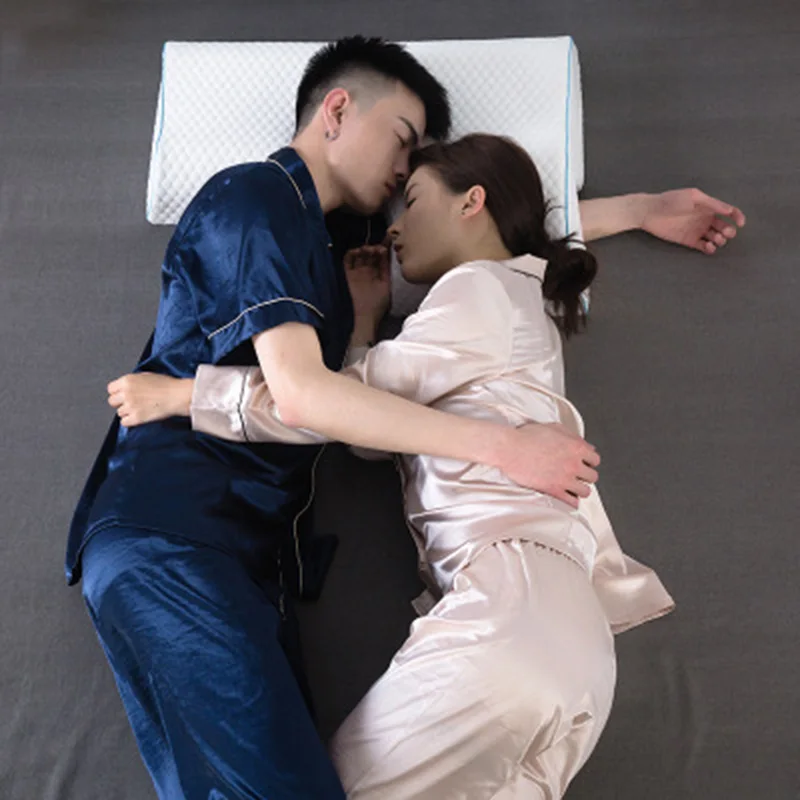 Couples Pillow Arched Cuddle with Slow Rebound Memory Foam for Arm Rest Hand TUE88 | Дом и сад