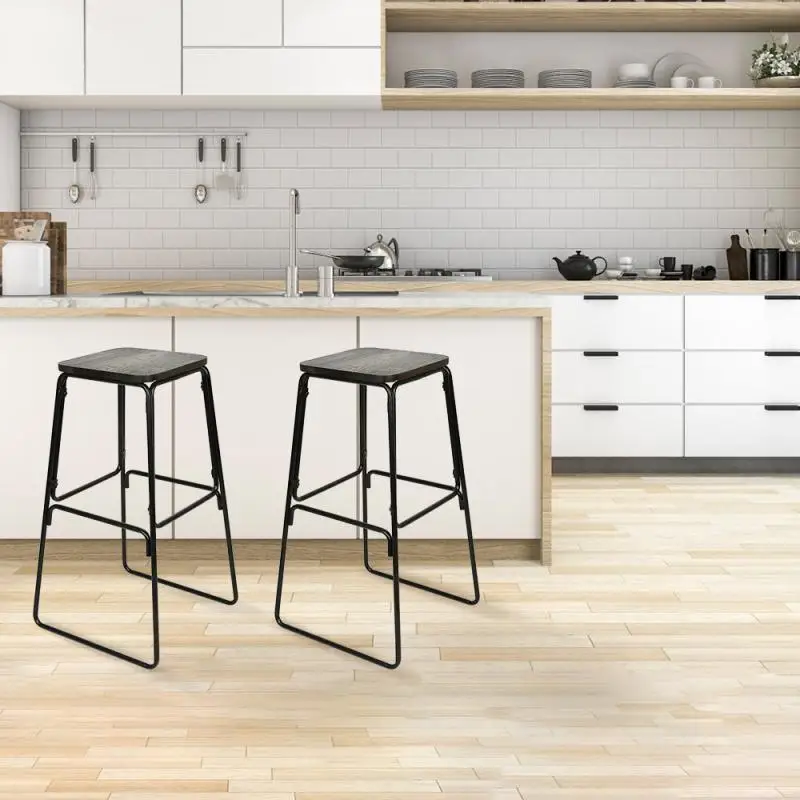 Designer Modern Minimalist Bar Chair Home Comfortable Industrial Style Fashion Durable Iron High Stool Furniture HWC | Мебель