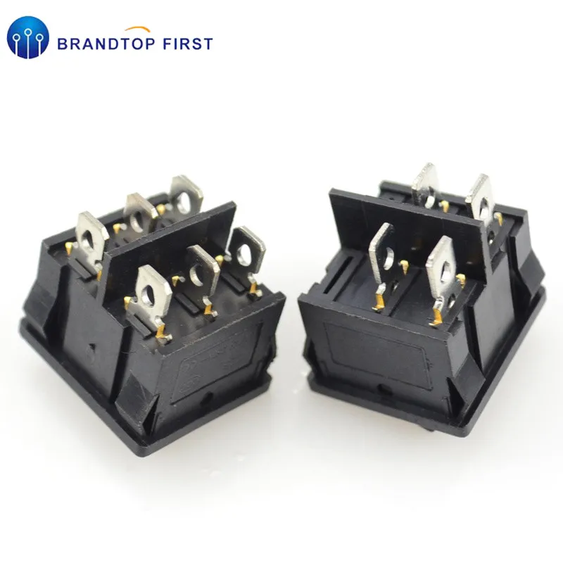 Кулисный переключатель лодочный двойной 4 контакта/6 контактов | Обустройство