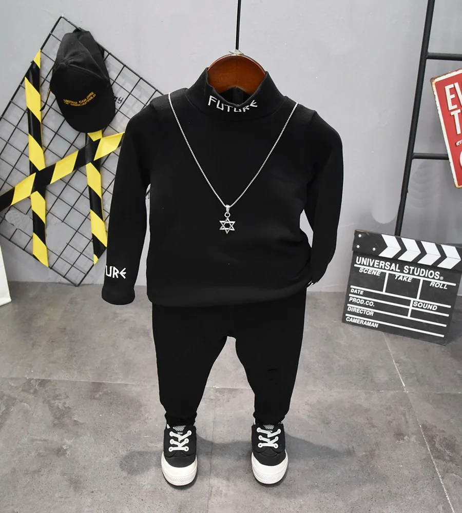 Детские футболки для мальчиков Одежда детей на весну-осень Пижама маленьких