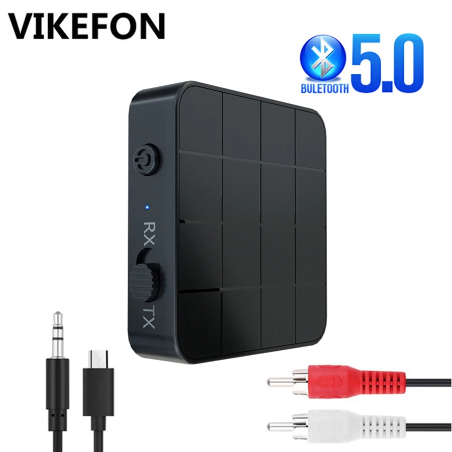 Bluetooth 5 0 4 2 передатчик приемник с кнопкой управления RCA 3 мм Aux Jack стерео аудио