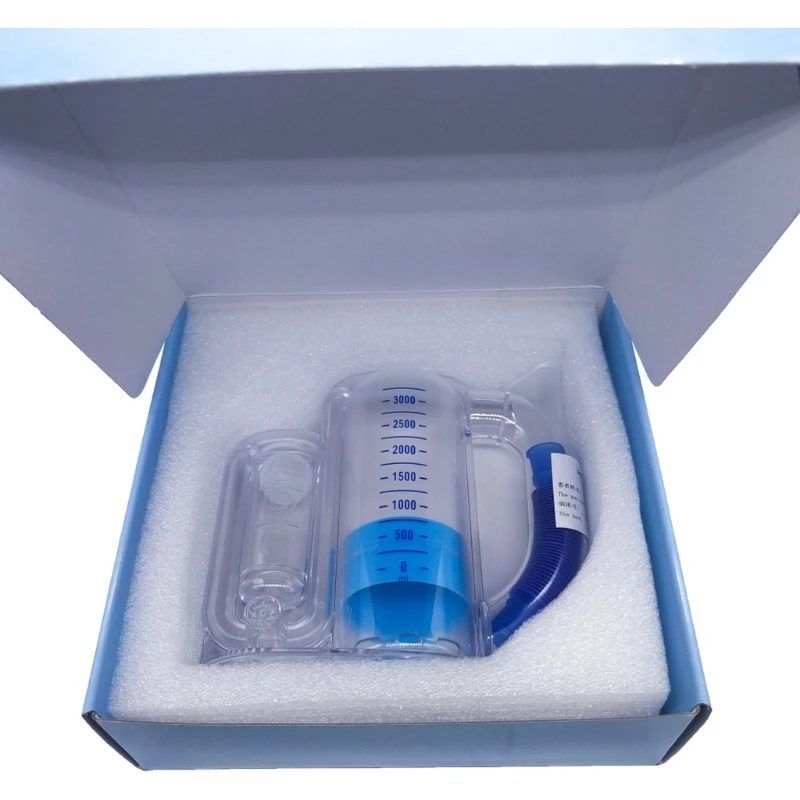 

Lung Breathing Exerciser,3000/5000ml Breathing Exerciser Durable Rehabilitation Tool Lung Function Training Accessories
