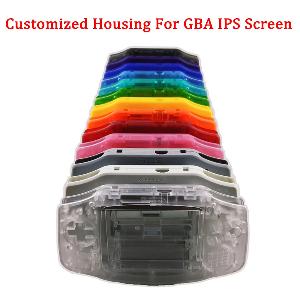 Новый индивидуальный корпус для ЖК экрана GBA IPS GAMEBOY ADVANCE высокого качества не
