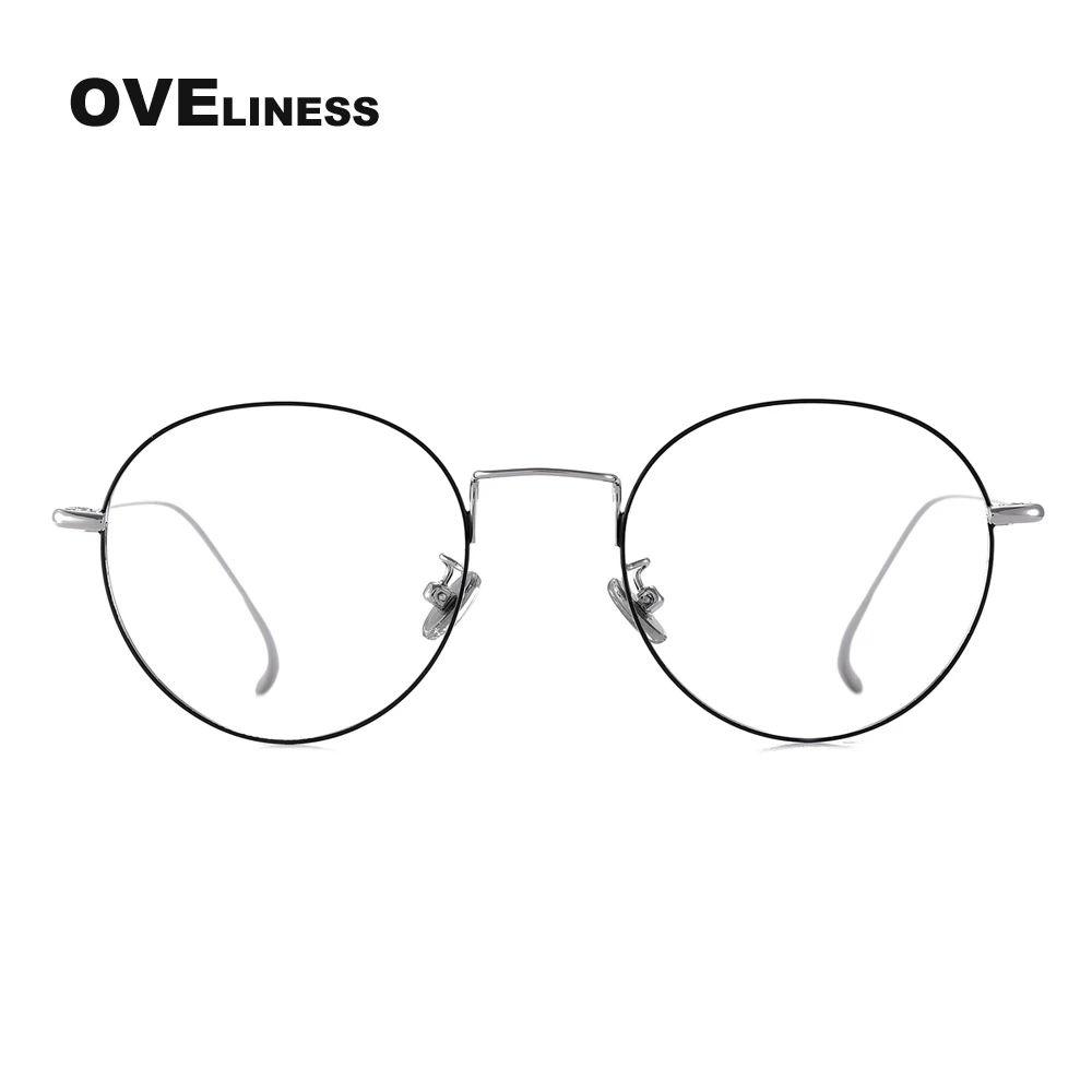 

Fashion Retro eyeglasses frames Round Glasses Frame Women Men Optical Myopia Prescription eye glasses Metal Spectacles eyewear