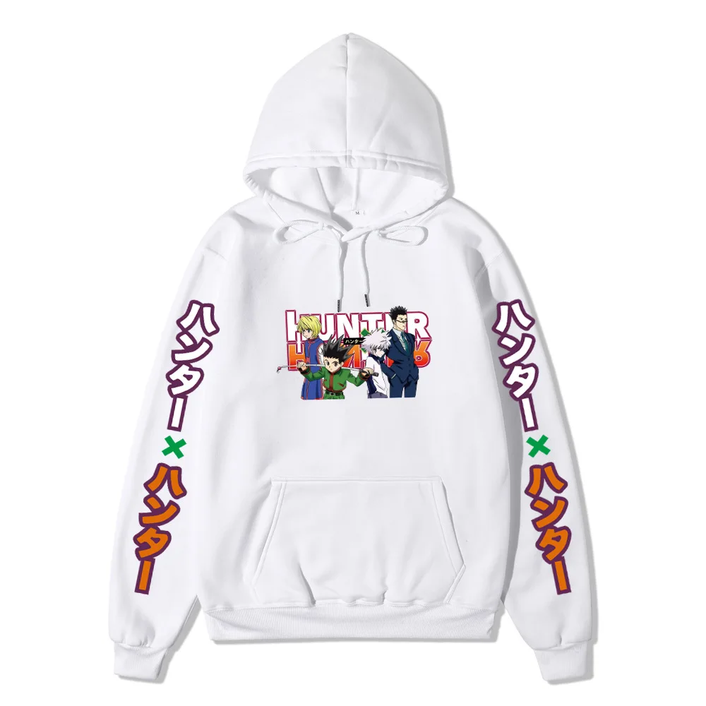 

2021 Japanese Anime Hunter X Hunter Printed Hoodies New Trend Fashion Hip Hop Harajuku Men Women hooded Sweatshirt Tops