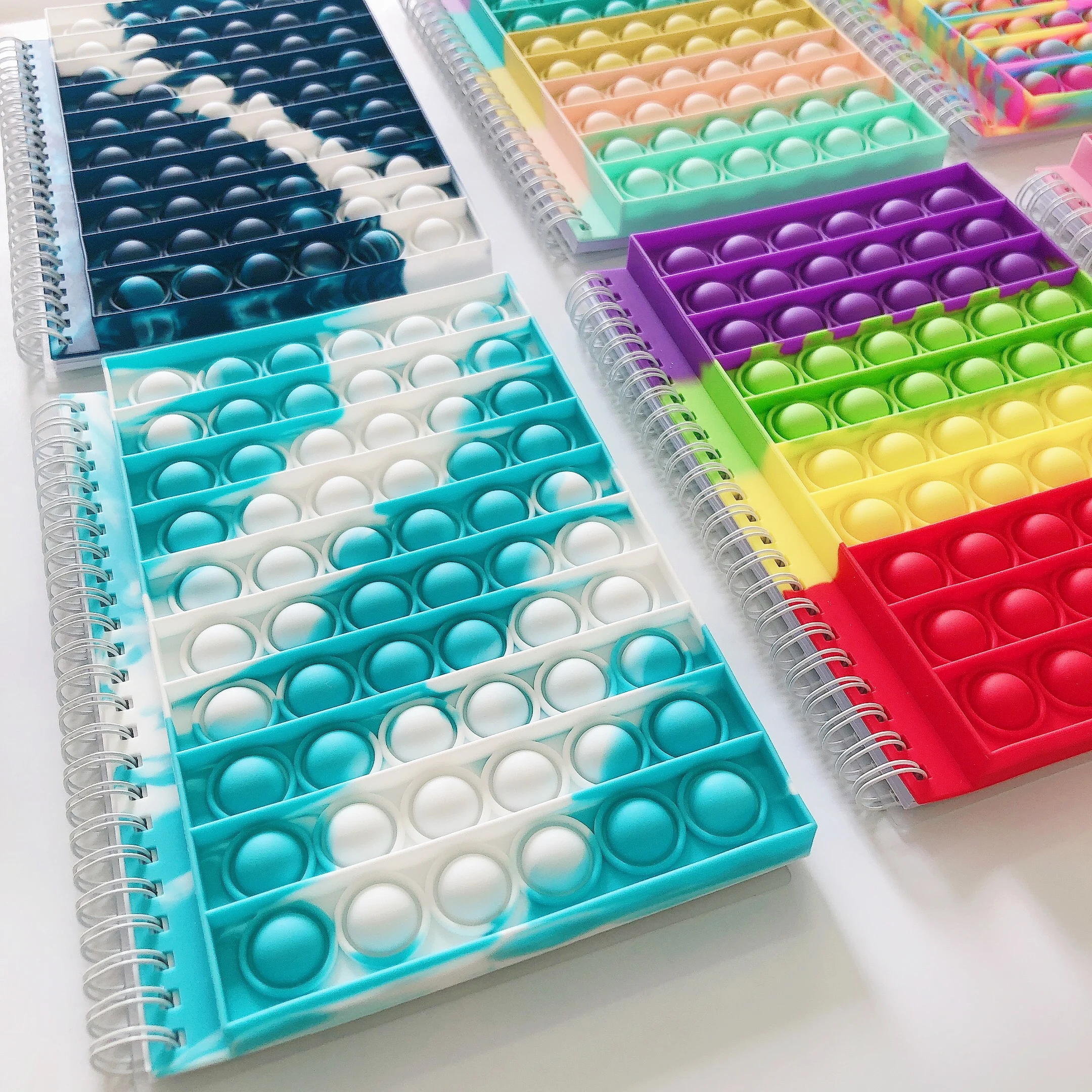 Блокнот игрушки-карандаши с пузырьками антистресс для взрослых | Игрушки и хобби