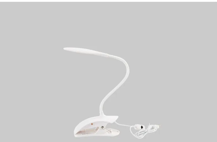 USB Led Настольная лампа с зажимом лампа настольная Гибкая защита глаз 14 светодиодов для прикроватной книги для чтения учебы офиса работы ребенка ночник