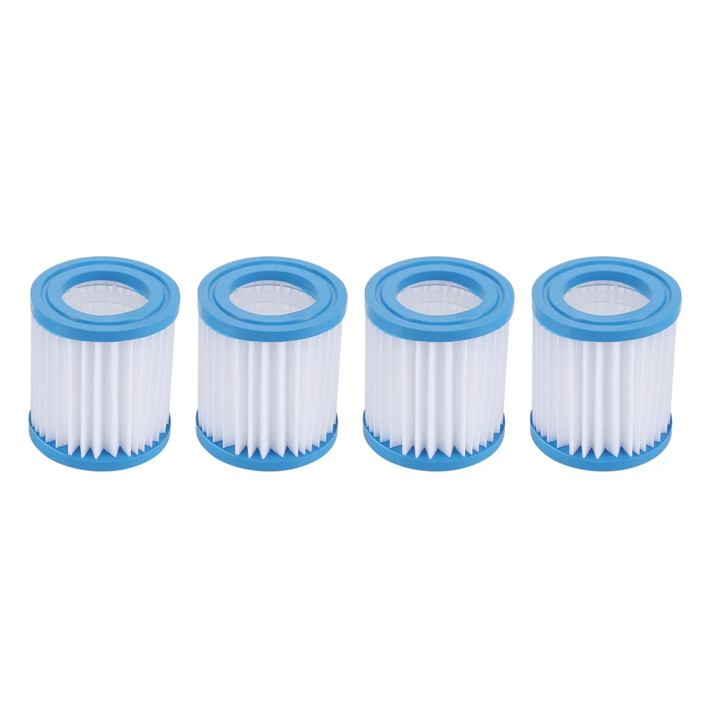 

Newly 1/2/4Pcs Filter Cartridges Pump for 300 Gal/hr Swimming Pool Filter Pumps Replacement FIF66