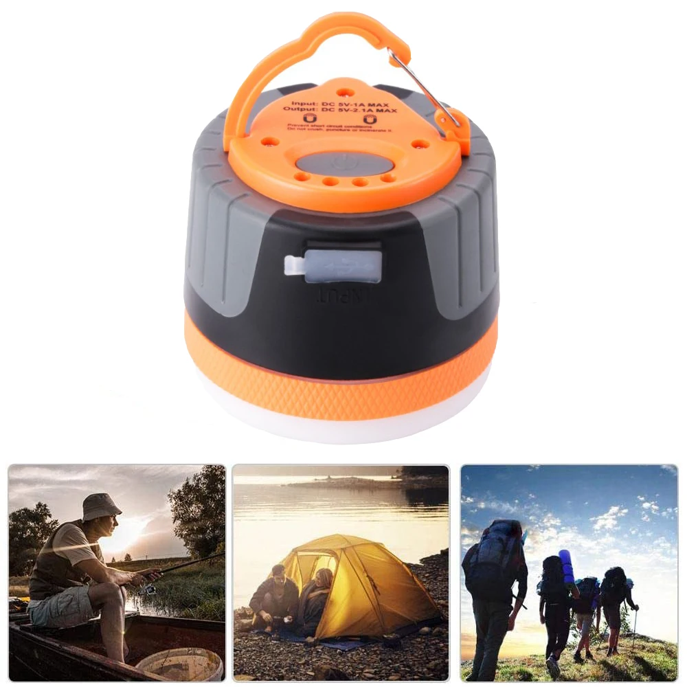 1 4 шт. светодиодный портативный фонарь для кемпинга с зарядкой от usb лампа