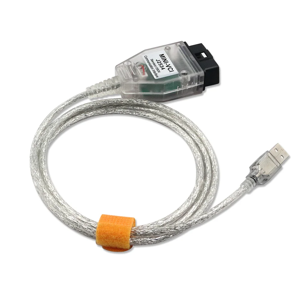 Кабель для диагностики OBD2 USB-кабель с интерфейсом V15.00.028 MINI VCI TOYOTA TIS Techstream FT232RL Chip