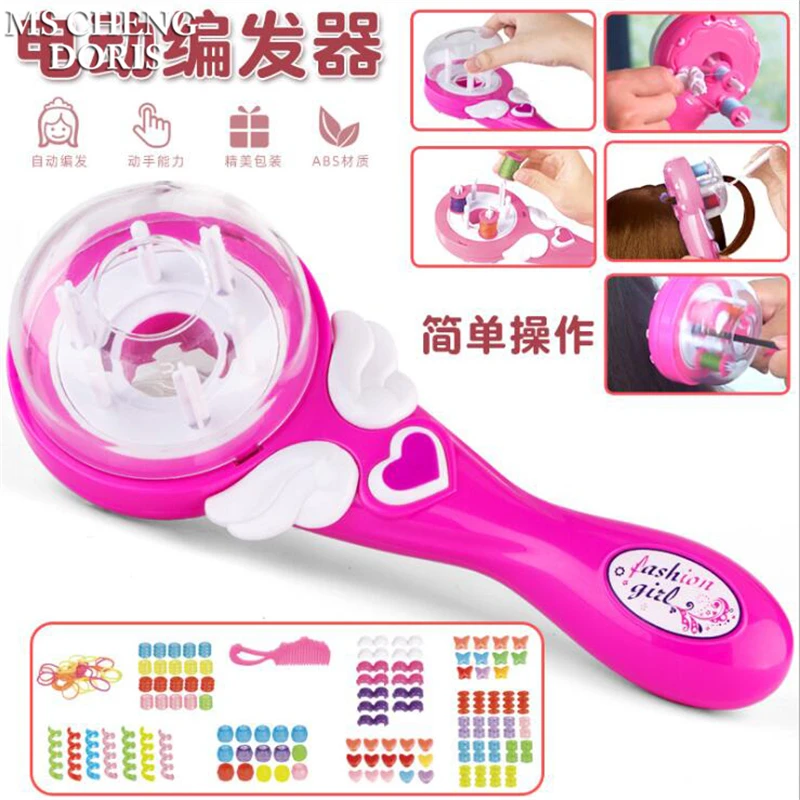 

Electric Automatic Hair Braider DIY Stylish Braiding Hairstyle Tool Twist Braider Machine Hair Braid Weave Roller Toys For Girl