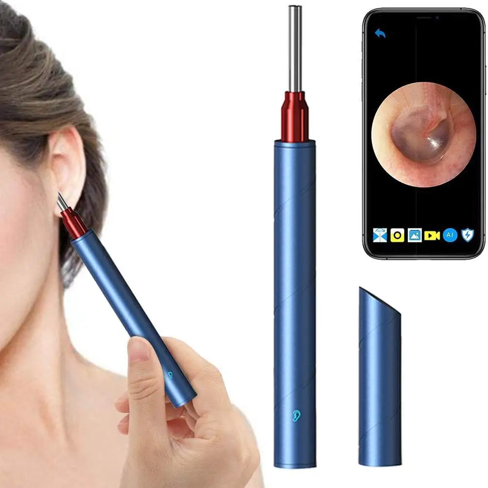 

Беспроводной мини-отоскоп 3,5 мм, инструмент для удаления ушного воска, эндоскоп для чистки ушей с камерой с 6 светодиодами для Iphone OTG Android