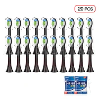 replacement toothbrush heads with caps for philips sonicare hx6780 hx6781 hx6782 hx6902 hx6910 hx9044 hx6074 hx9024 brush head