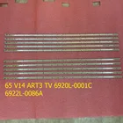 5 компл. = 10 шт. светодиодный ная подсветка для LG 65UB950V 65UH6150 LC650EQD(FG)(F2) 65 V14 ART3 6920L-0001C 6922L-0086A 6916L-1747A 1748A