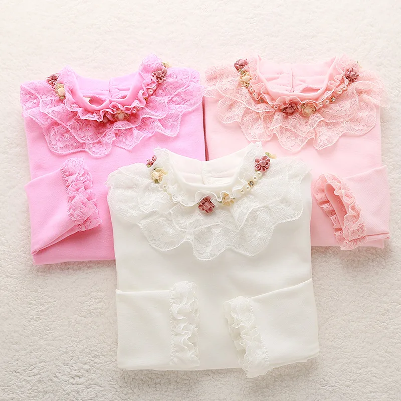 Футболка для маленьких девочек Новая весенне осенняя одежда детей 4 6 8 10 12 13 лет