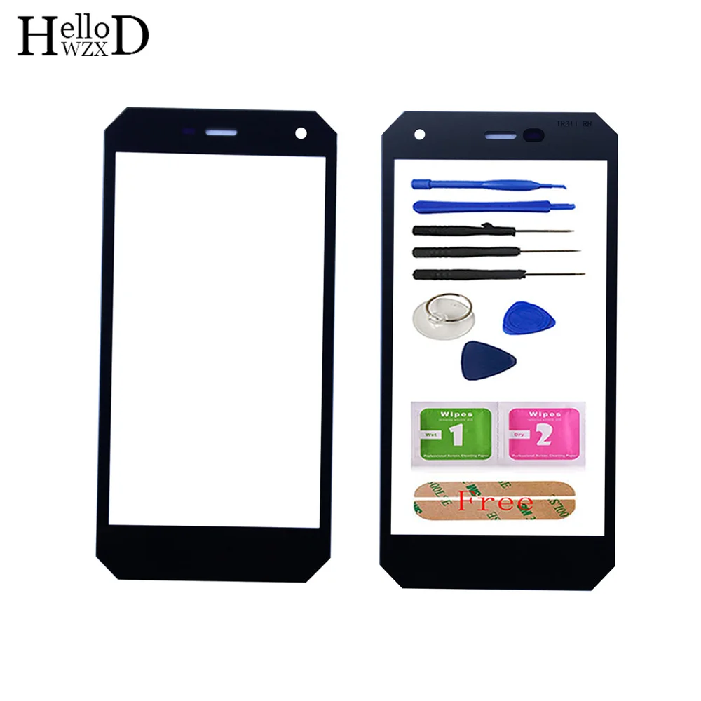 

Mobile Front Outer Glass For Nomu S10 Front Glass ( No Touch Screen Digitizer Panel LCD Display) Tools 3M Glue