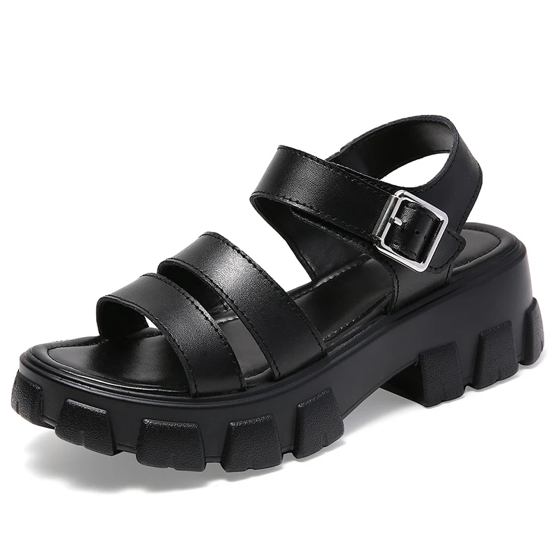 

Sandals Summer Women Sports Sandals2021Vulcanized Shoes Black Shoes For Women High Heels Low Heel Women Sandal Wedges Slippers41