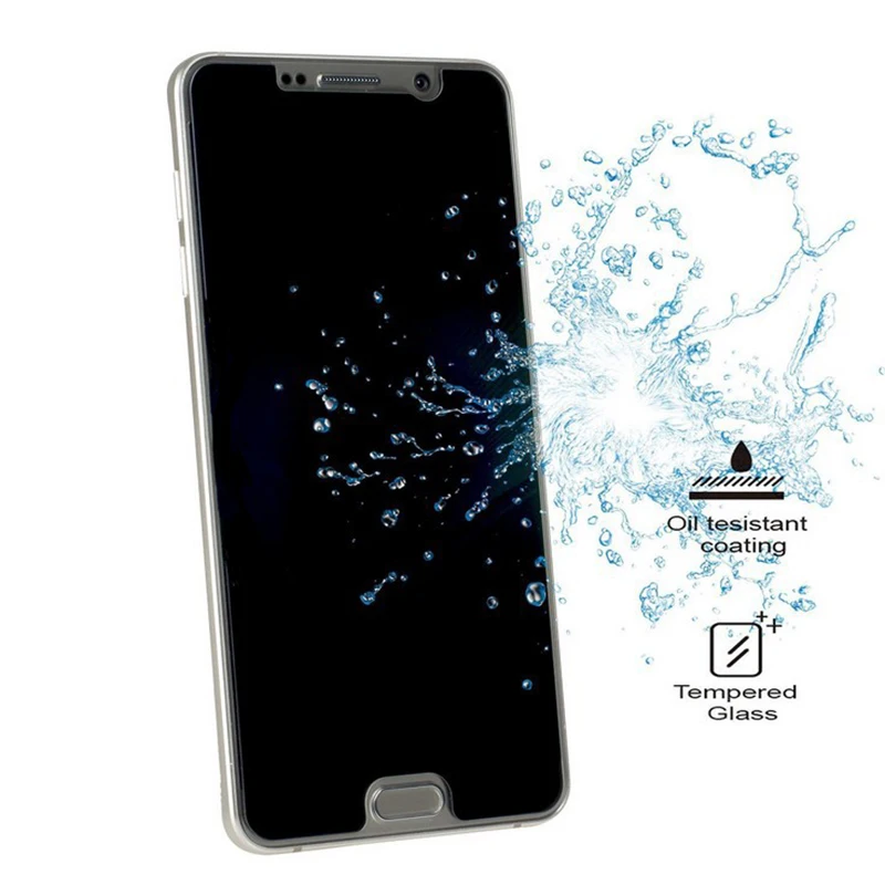 JGKK защита экрана против шпиона для samsung Galaxy A7 A8 A5 черное закаленное стекло для A320 A520 A720 защитная пленка