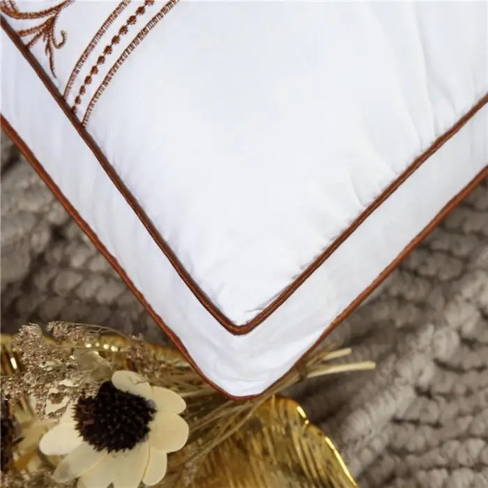 49 Silky Pillow Orthopedic Neck Pillows Five-star hotel Sleeping Health Memory 100% Cotton Cover | Дом и сад