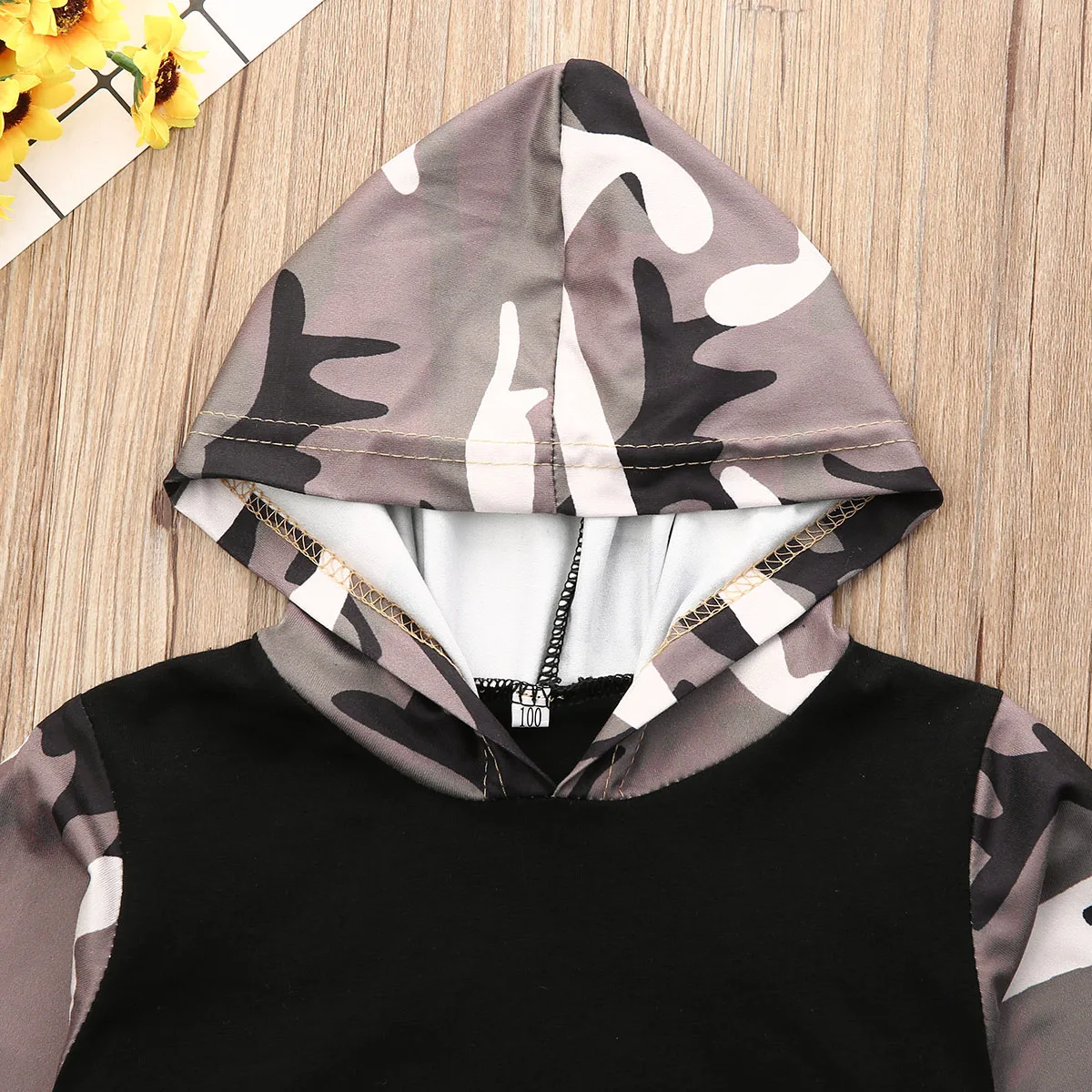 Одежда для маленьких мальчиков топы армейского зеленого цвета девочек толстовка