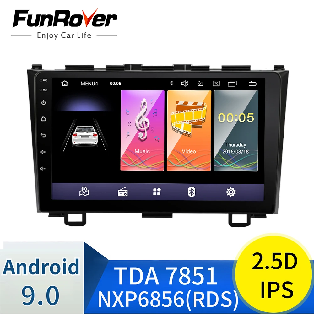 android 9,0 автомобильный dvd gps плеер для Honda CRV 2006-2011 с автомобильным Радио Видео плеером gps навигация автомобиля стерео 2 din