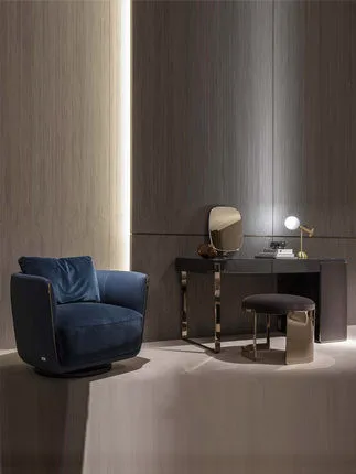 

Dressing table light luxury simple postmodern integrated flip bedroom dressing table baking paint