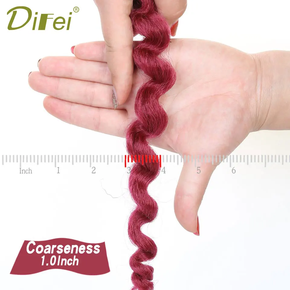DIFEI 8 дюймов ямайская палочка вьющиеся косички из синтетических косичек для