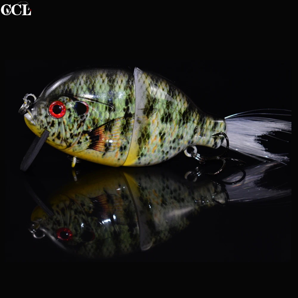 2 шарнирные 4-дюймовые 29 г губная рыболовная приманка с хвостом из углеродного