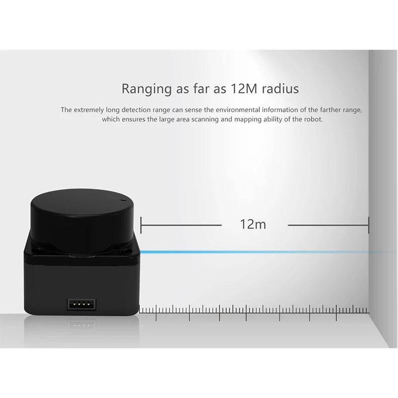 Lidar 3D Sensor DTOF Radar Scanner 360 Degree Omni-Directional Scanning 25000 Lux Resistance TOF Flight Time Ranging | Электроника