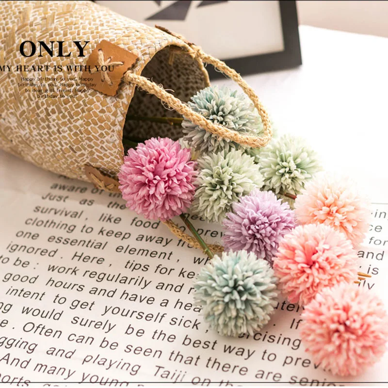 1 шт. Одуванчик цветок шар искусственный букет домашний цветочный композиция