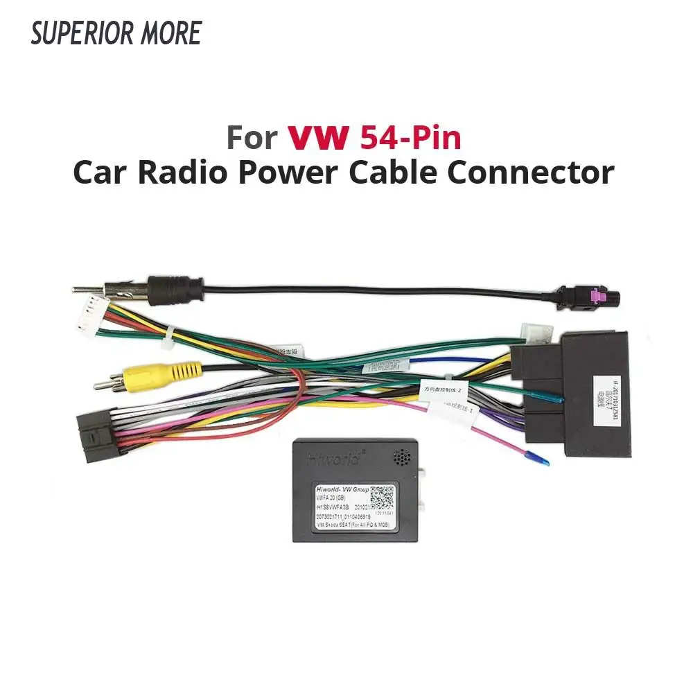 Автомобильный радиокабель CAN BUS для Volkswagen Skoda VW Golf Touran 16pin электропроводка жгут DVD
