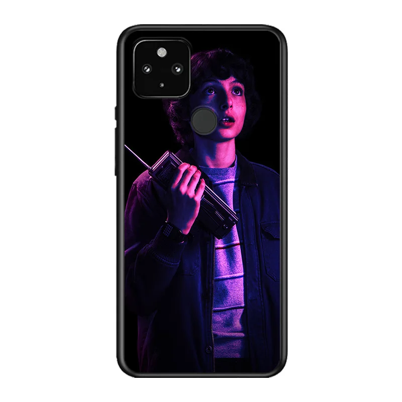 

TV Finn Stranger Things Soft TPU Silicone Black Cover For Google Pixel 5 4A 5G 4 XL Phone Case
