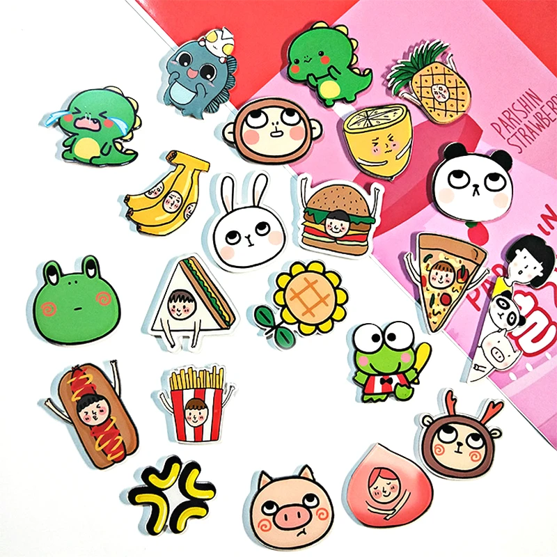 Рождественский маленький кролик панда акриловый кухонный декоративный магнит