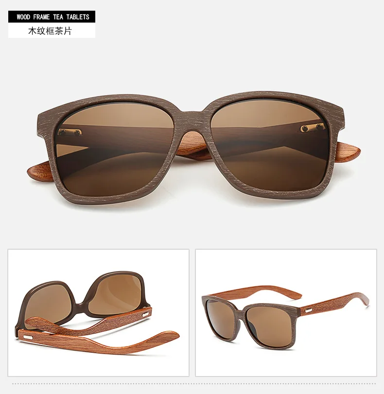 LVVKEE высококачественные женские солнцезащитные очки ручной работы из орехового