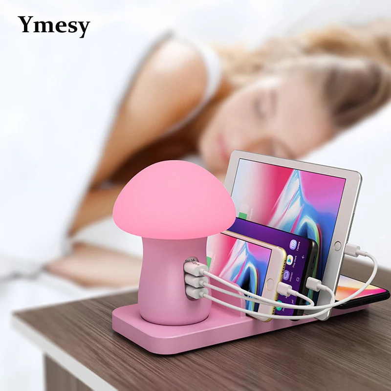 Ymesy 2021 Новое многопортовое быстрое зарядное устройство 3 0 Беспроводная зарядка 5
