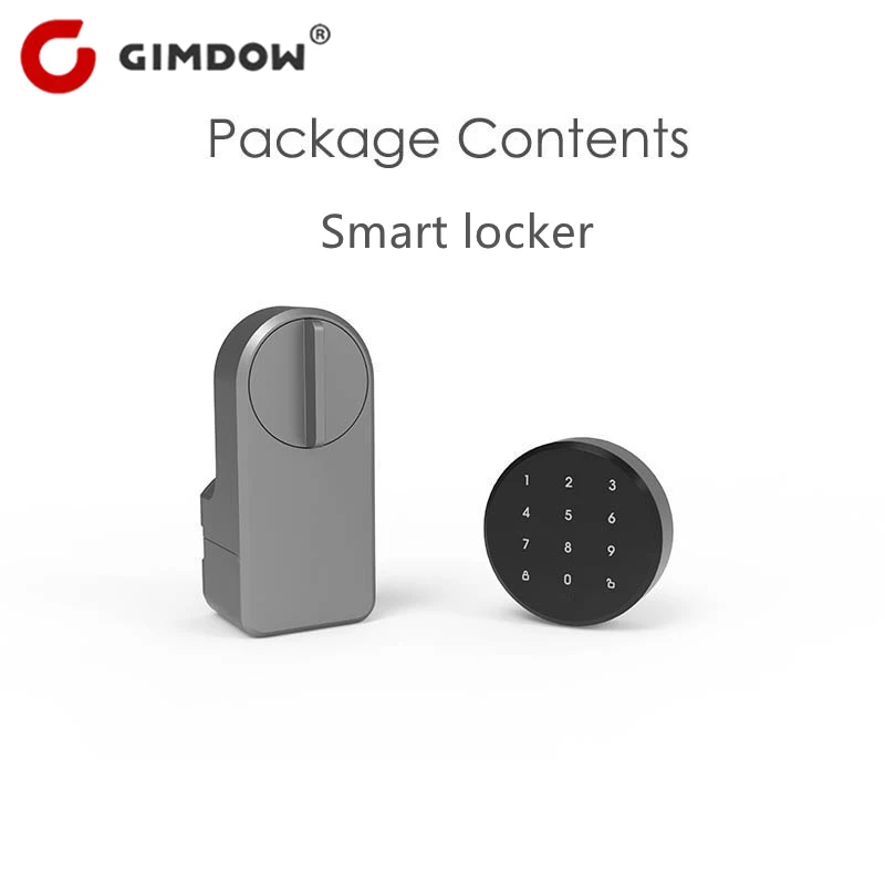 

GIMDOW Smart Door Password Electric Safe Hotel Bluetooth Apartment Security Digital Locker for Tuya smart lock