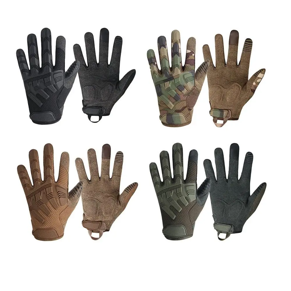 

Outdoor Tactical Gloves Men's Full Finger Mountaineering Fitness Non-slip Protective Motorcycle Riding Sports Gloves