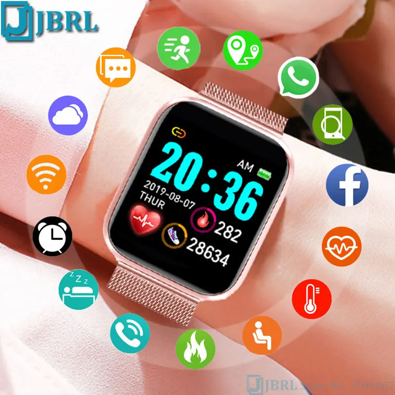 

Smart Watch 2021 Men Women Smartwatch Sports Smart Bracelet Electronics Clock For Android IOS Fitness Tracker Smart-watch Hours