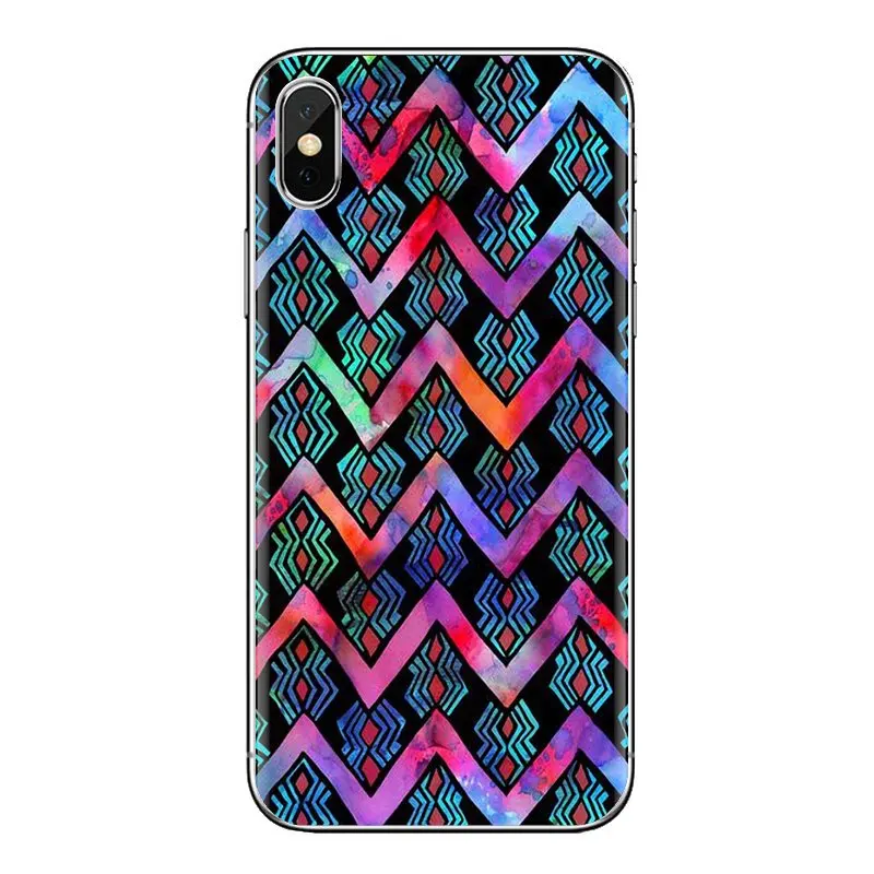 tribal chevron Geometric For Xiaomi Mi3 Samsung A10 A30 A40 A50 A60 A70 Galaxy S2 Note 2 Grand Core Prime Transparent Soft Cases |